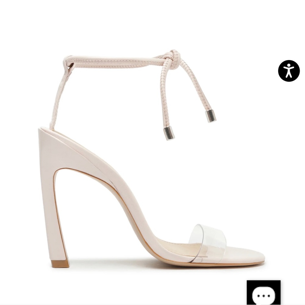 SCHUTZ Jessie Vinyl & Nappa Leather Sandal